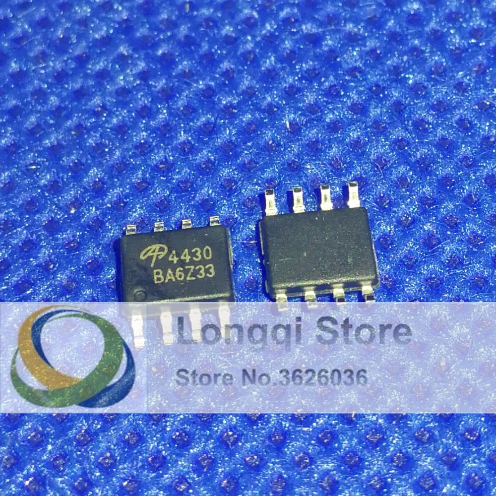 

10PCS AO4430L AO4430 4430 SOIC-8 SOP-8 N-Channel Enhancement Mode Field Effect Transistor NPN 18A 30V