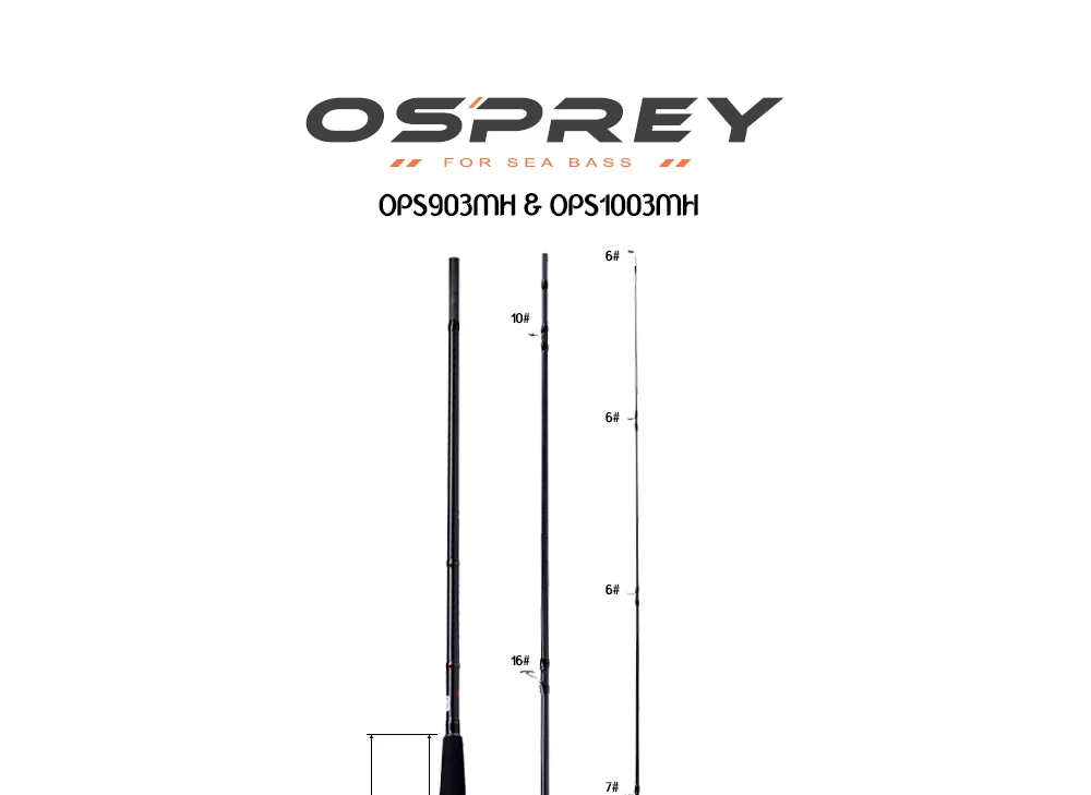 KUYING O-SPREY 10' 3 м 9'" 2,7 м приманка MH средняя жесткая углеродистая спиннинговая удочка для удочки FUJI, запчасти для морской рыбы, бас-трость, средняя скорость