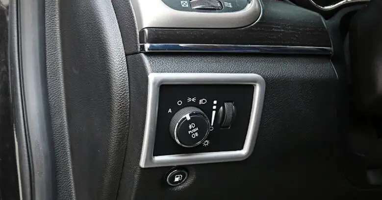 Для Grand Cherokee 2011 2016 передняя фара лампа переключатель регулировки рамка Обложка