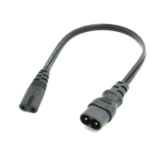 Штекер IEC 60320 C8 к гнезду C7 штекер-гнездо удлинитель питания основной адаптер