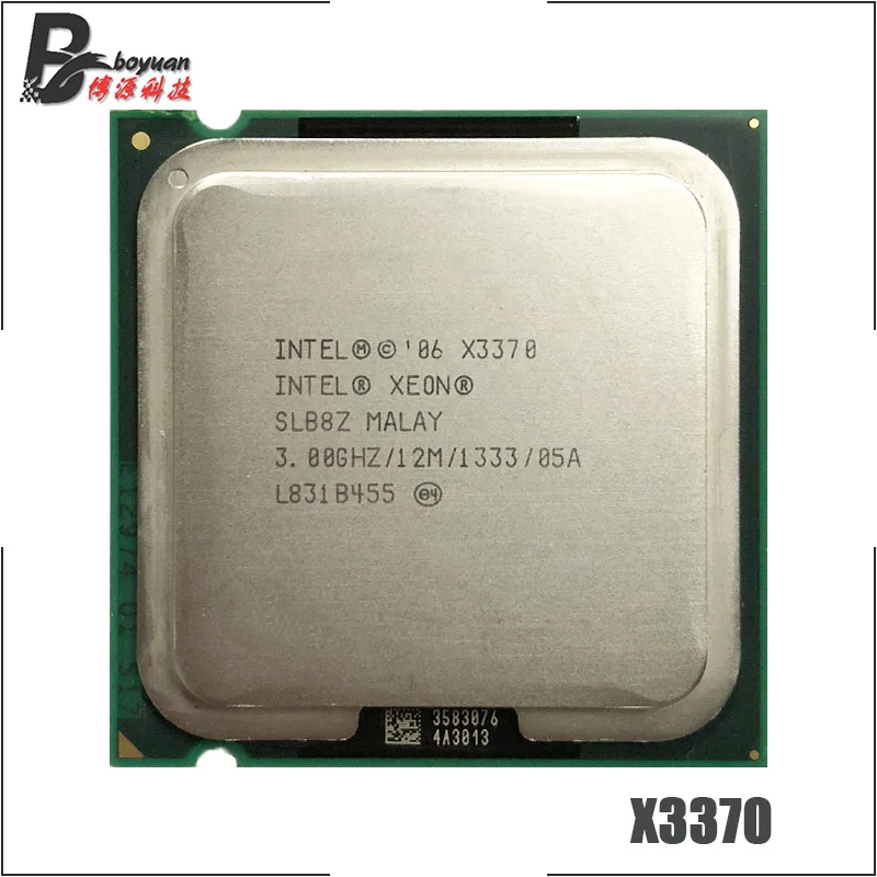 Четырехъядерный процессор Intel Xeon X3370 3 0 ГГц 12M 95 Вт 1333 LGA 775|cpu processor|intel xeonlga 775 |