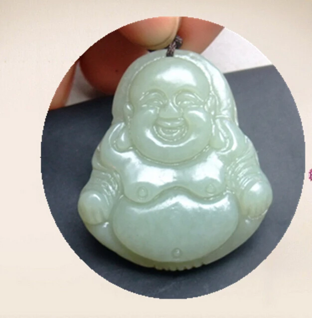 + Натуральный кулон в Синьцзяне с улыбкой большого Будды|pendant|pendant bigpendant buddha |