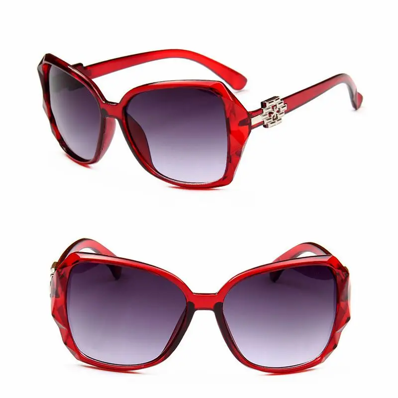 Женские винтажные солнцезащитные очки брендовые дизайнерские с кольцом защита