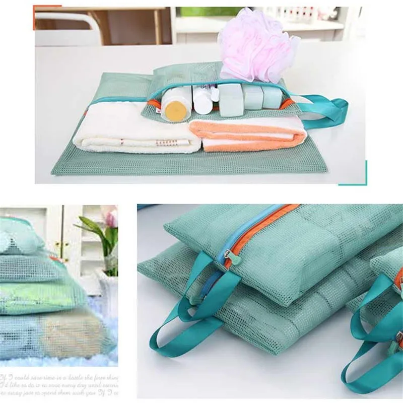 JXSLTC 4 шт. сетчатая дорожная сумка одежда нагрудный Органайзер с разделителями