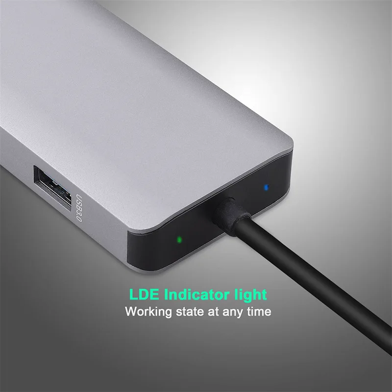 Сетевой адаптер с PD3.0 для DOY лидер продаж 2019 концентратор типа C на 4K HDMI выход 2