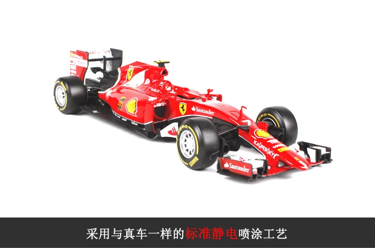 Bburago 1:24 Ferrari F1 производитель авторизованный имитационный сплав модель автомобиля ремесла украшение Коллекция игрушек инструменты