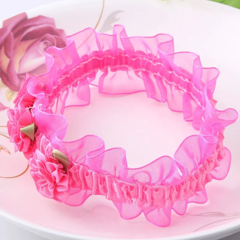 M MISM 2020 Новинка модные кружевные цветочные аксессуары для волос повязка на голову