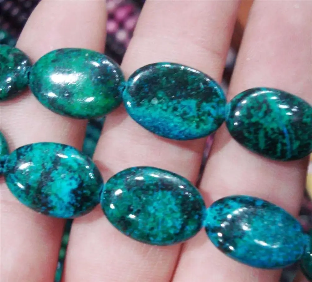 Новые 13x18 мм Azurite Chrysocolla свободные бусины 15 &quot# NH333|loose beads|azurite chrysocollabeads loose |