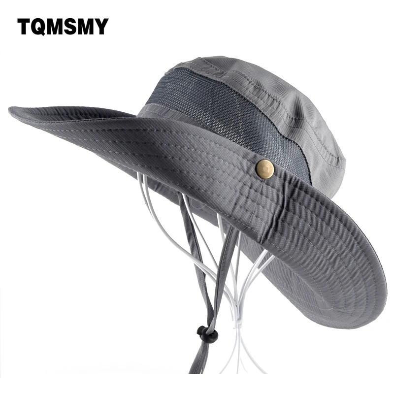 

Sun Hat men Bucket Hats women Summer Fishin Cap Wide Brim UV Protection Flap Hat Breathable mesh bone gorras Beach hat men