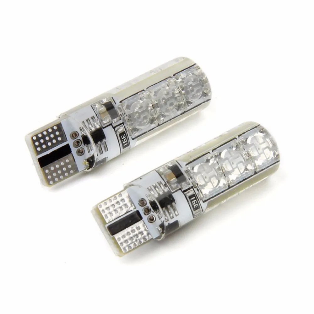 RGB T 10 светодиодные огни Габаритные SMD лампы дистанционное управление внутренний