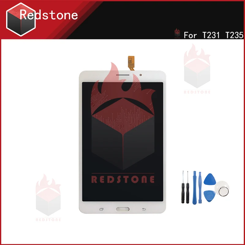 Redstone Полный Новый для Samsung Galaxy Tab 4 7 0 SM T231 T235 сенсорный экран дигитайзер ЖК дисплей