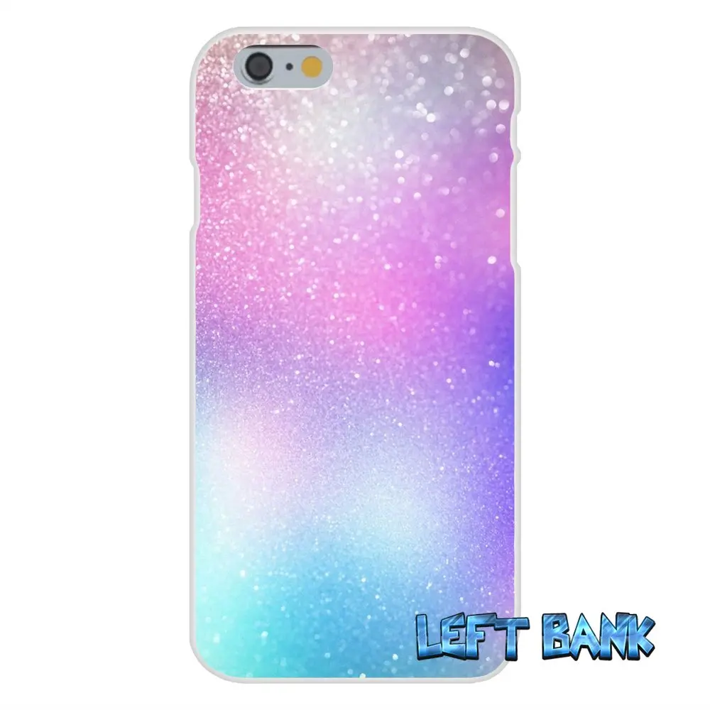 Пастель блеск мягкий силиконовый прозрачный чехол из материала TPU для iPhone 4 4S 5 5S 5C