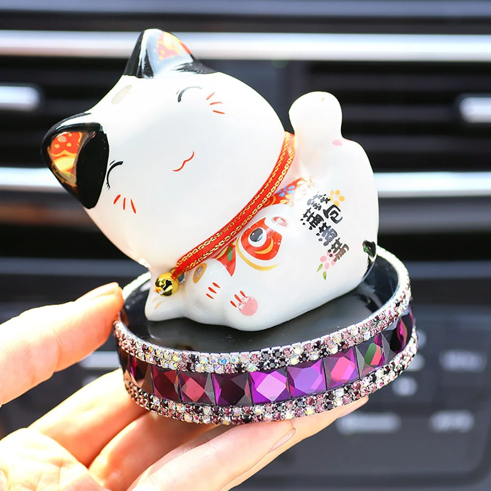 Автомобильные украшения Керамика Lucky Cat ароматизатор освежитель воздуха милое