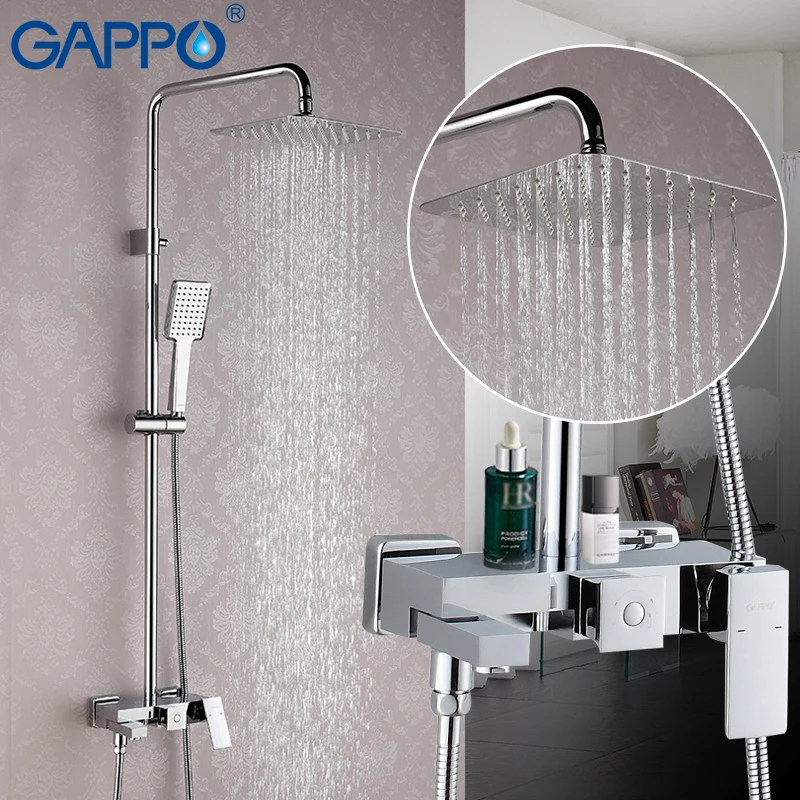 GAPPO смеситель для душа ванной комнаты набор из латуни настенный ванны|shower faucets|wall