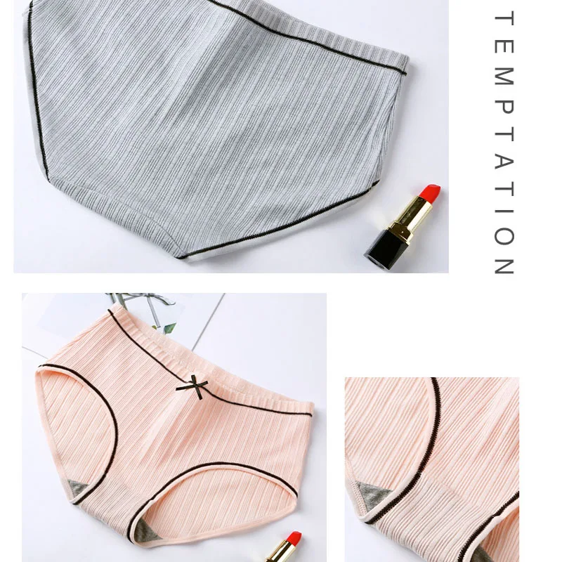 Нижнее белье 3 шт./лот женские трусики для девочек большие размеры с резьбой