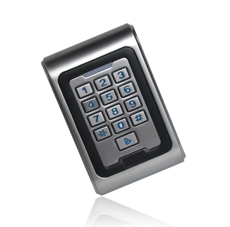 

Metal Access Control keypad Waterproof ID EM Card Reader include 3pcs RFID Keyfobs Program Digital Backlit Security Keypad
