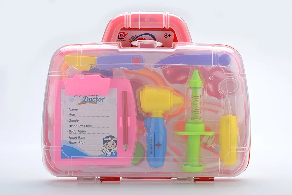 Маленький доктор игрушки костюм Toolbox сделать Инжекционный медсестра мальчик