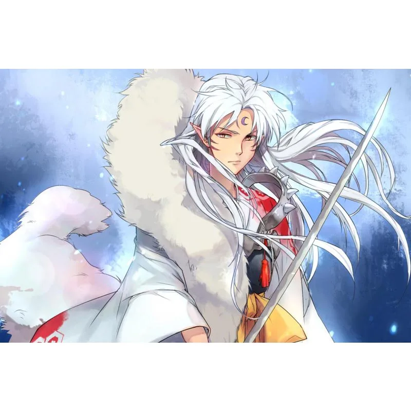 Новый стиль на заказ Шелковый Холст Inuyasha 27x40 см постер сделай сам лучший подарок