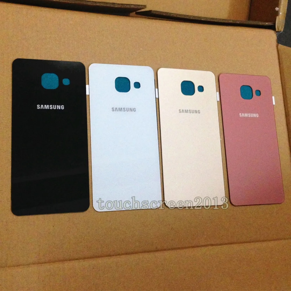 Запасная Задняя стеклянная крышка батарейного отсека для Samsung Galaxy A3 2016