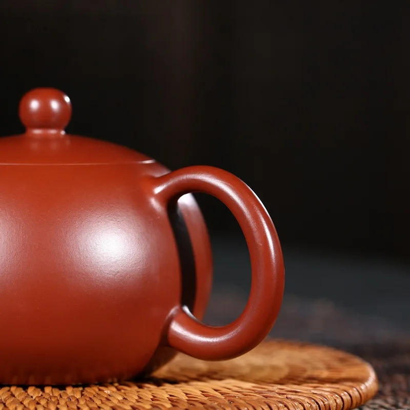 Фиолетовый чайник 260 мл Исин известная ручная работа Dahongpao с шариковым отверстием Xi Shi горшок гладкая вода питьевая утварь WSHYUFEI