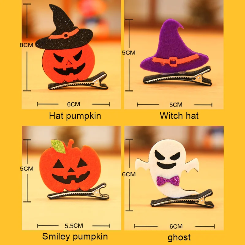 Горячая продажа Хэллоуин девушка Крокодил заколки для волос Призрак/ведьма