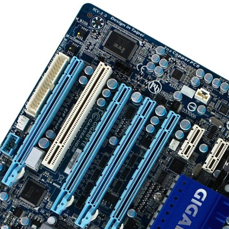 GIGABYTE GA-X58A-UD3R рабочего Материнская плата LGA1366 i7 DDR3 24G блок питания ATX