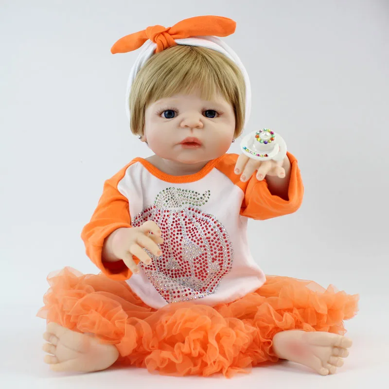 Полностью силиконовые куклы-реборн BZDOLL виниловые реалистичные куклы для
