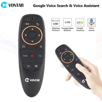 vontar g10 voice remote control air mouse with microphone 2 4ghz wireless mini keyboard google search gyro for android tv box pc