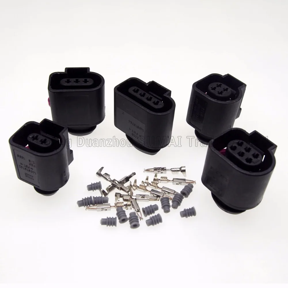 Sample 5 sets 2/3/4/4/6 Pin Female 1.5mm Auto Temp sensor plug deflation valve waterproof connector for VW etc. | Обустройство дома