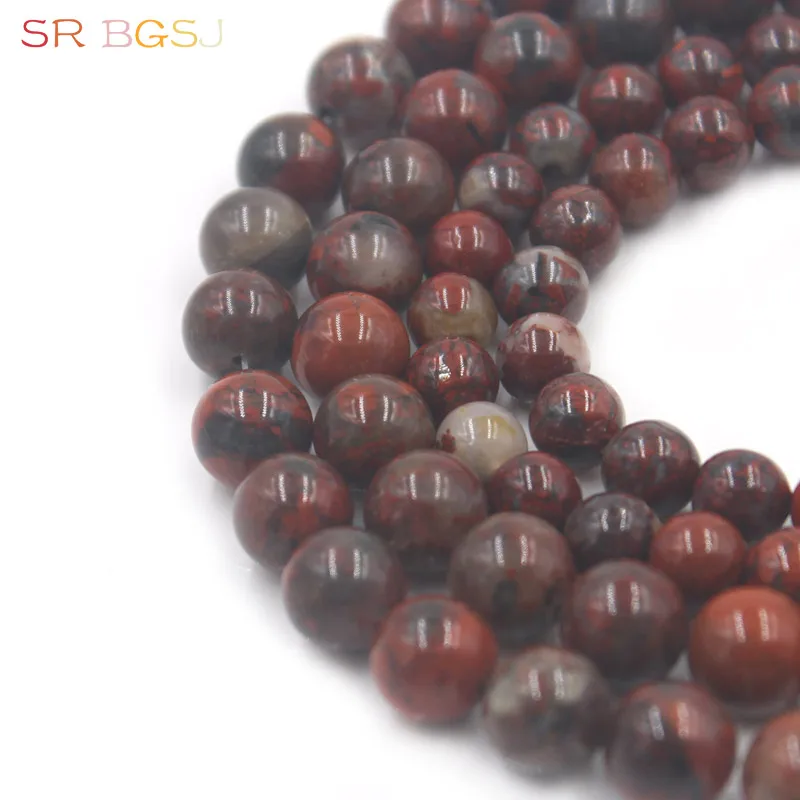 

Free Shipping 8 10mm Natural Gems Stone Jewelry DIY Loose South Red Agat Agates Onyx Round Beads Strand 15"