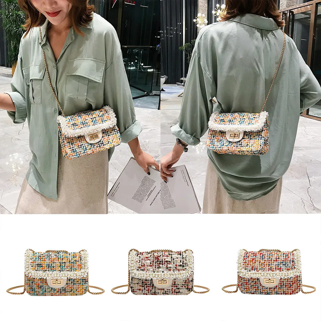 Bolso mujer bandolera peque o mensajero модная женская сумка плетеная Сумка через плечо на цветная