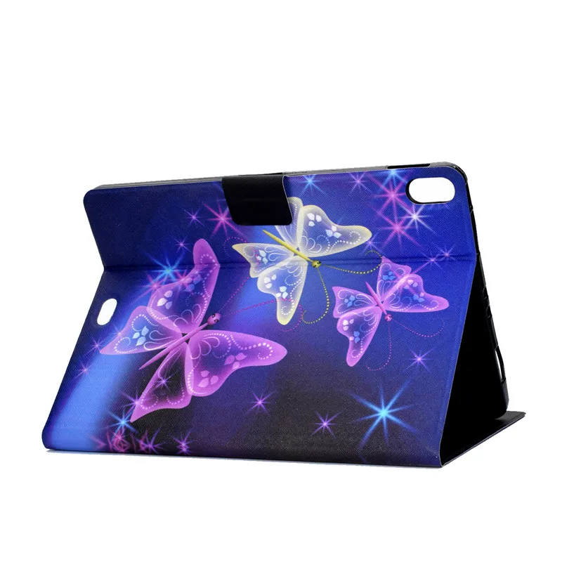 Wekays для Apple iPad Pro 11 дюймов мультфильм бабочка кожаный чехол для Coque iPad Pro 11 планшет чехол для телефона