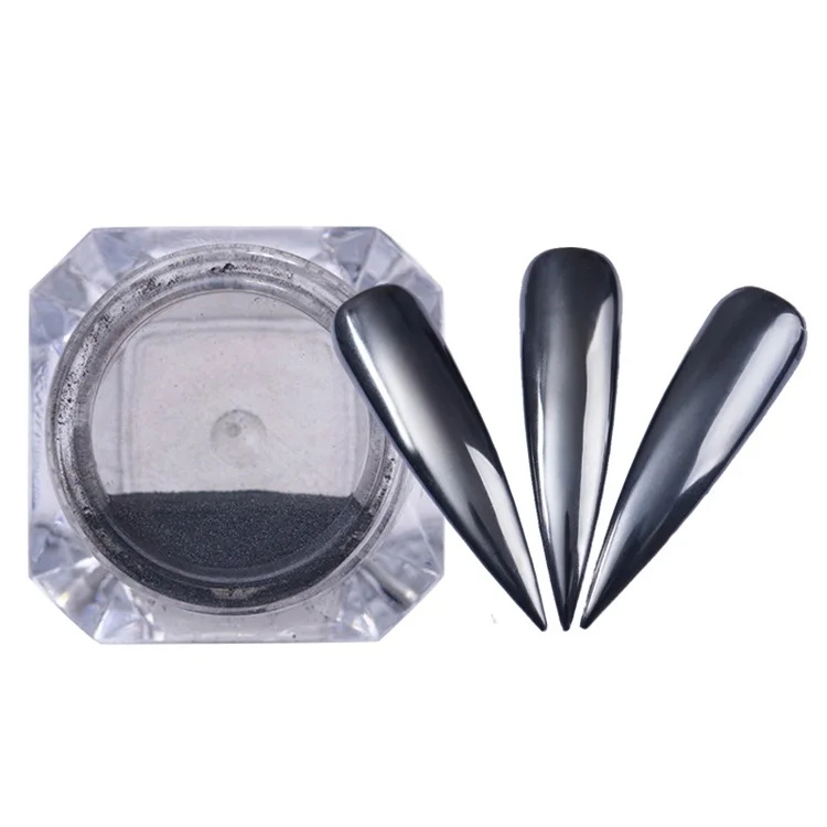 mirror powder 11 Зеркало для ногтей Блестящий Порошок металлический цвет УФ-гель для дизайна ногтей Полировка хромированные хлопья пигмент пыль украшения Маникюр - Цвет: mirror powder 11