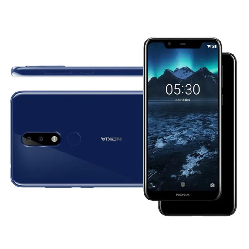 Nokia X5 4G 64G Android 8 1 3060 mAh 3 камеры двойная Sim отпечаток пальца 5 86 дюймов Восьмиядерный