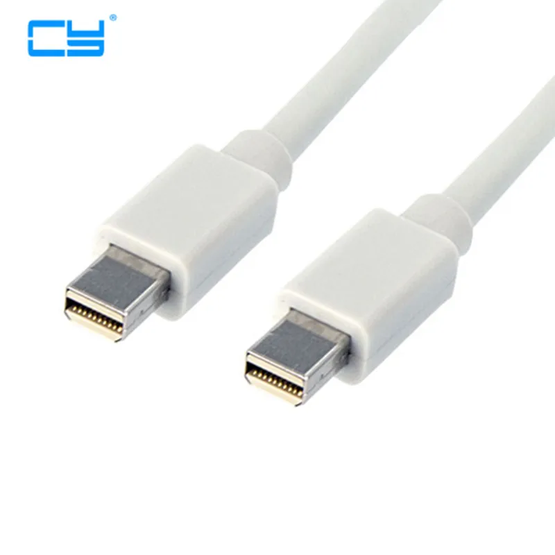 

Mini DisplayPort DP To Mini Dispalyport DP Мужской удлинитель thunderbolt кабель 6 футов черный белый хорошее качество