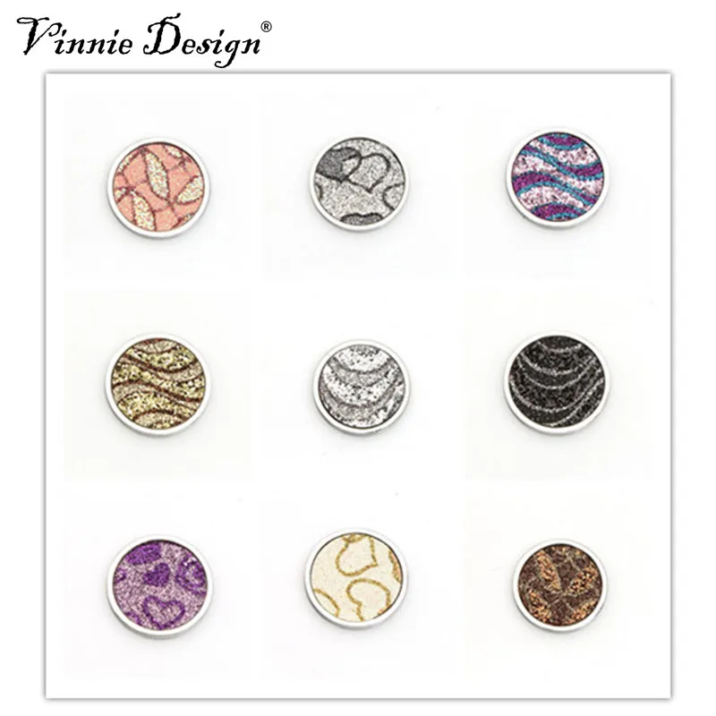 Vinnie дизайнерские ювелирные изделия Горячие Продажи 33 мм Блестки Монета диск
