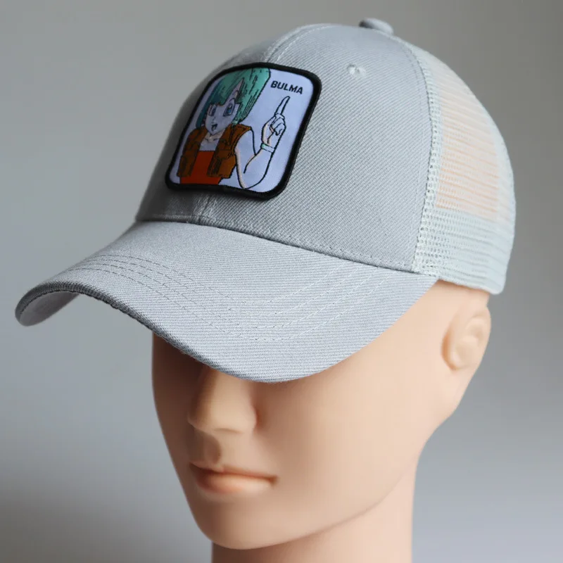 COLOR 9 Новая брендовая бейсбольная кепка Goku Dragon Ball Snapback, Высококачественная хлопковая кепка для мужчин и женщин в стиле хип-хоп, шляпа для папы, сетчатая Кепка, Прямая поставка - Цвет: COLOR 9