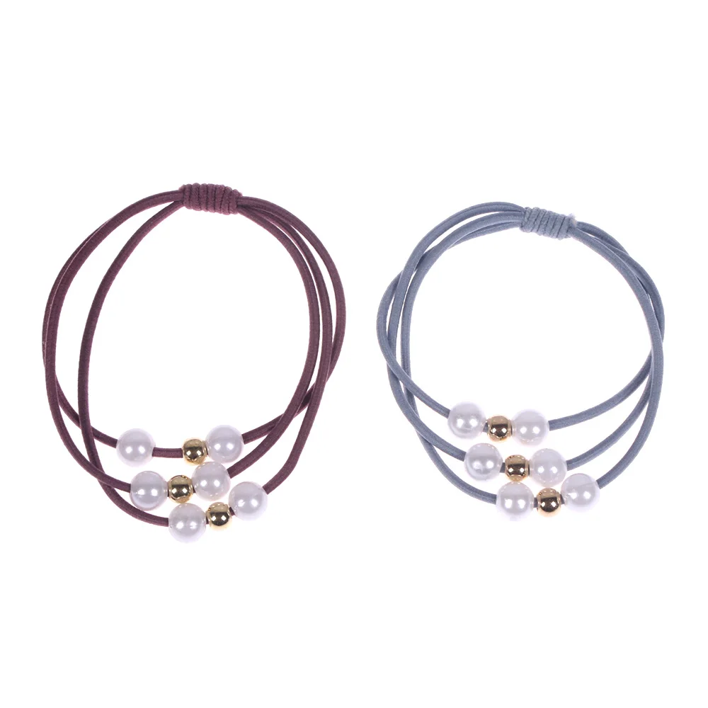 

Hair Accessories Pearl Elastic Rubber Bands Ring Headwear Girl Elastic Hair Band Ponytail Holder Scrunchy Rope Hair Jewelry