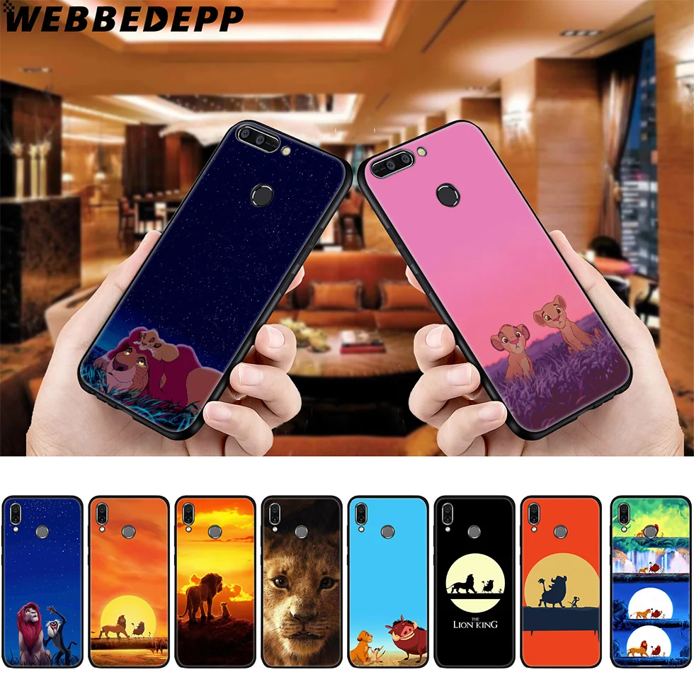 Мягкий чехол WEBBEDEPP Lion King для Huawei P8 P9 P10 P20 P30 Lite Pro P Smart Z Plus 2019 Y6 Prime 2018 2017 Mini |