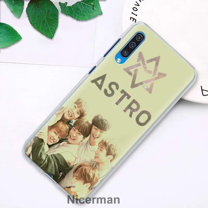 KPOP ASTRO группа мальчиков телефон чехол s для samsung Galaxy A6 A8+ A7 A9 A30 A50 A70 A80 M10 M30 ПК Жесткий Чехол Крышка