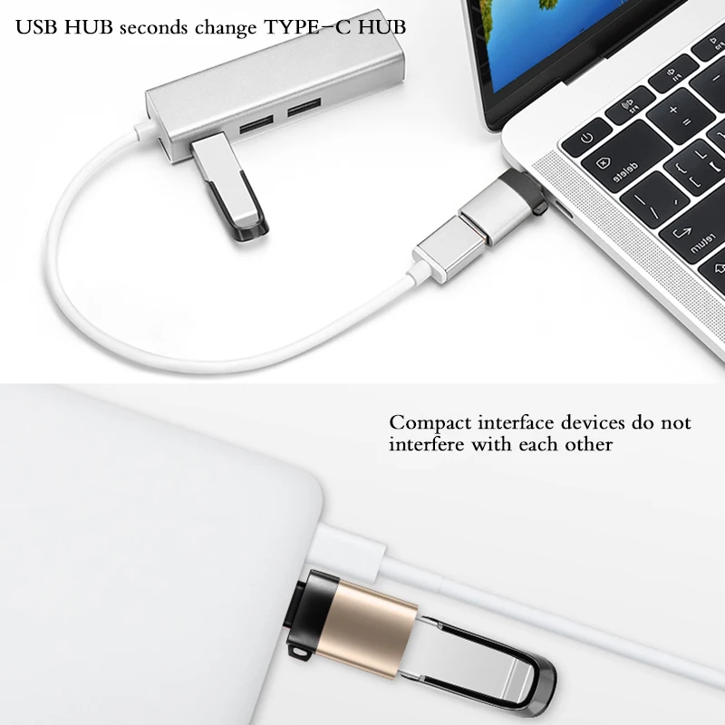 Преобразователь USB Type-c в OTG адаптер 3 0 преобразователь для телефона Android Samsung