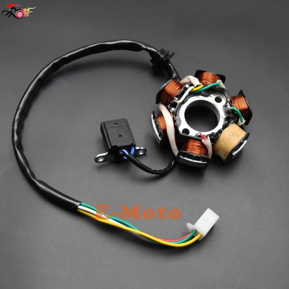 Статор 6 Полюс GY6 125cc 150cc Fly Vento Panterra крутой спортивный ATV скутер|Зажигание