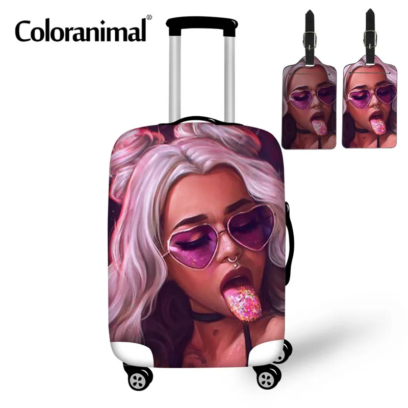 Coloranimal комплект из 3 предметов защитный чехол для багажа Черная Королева