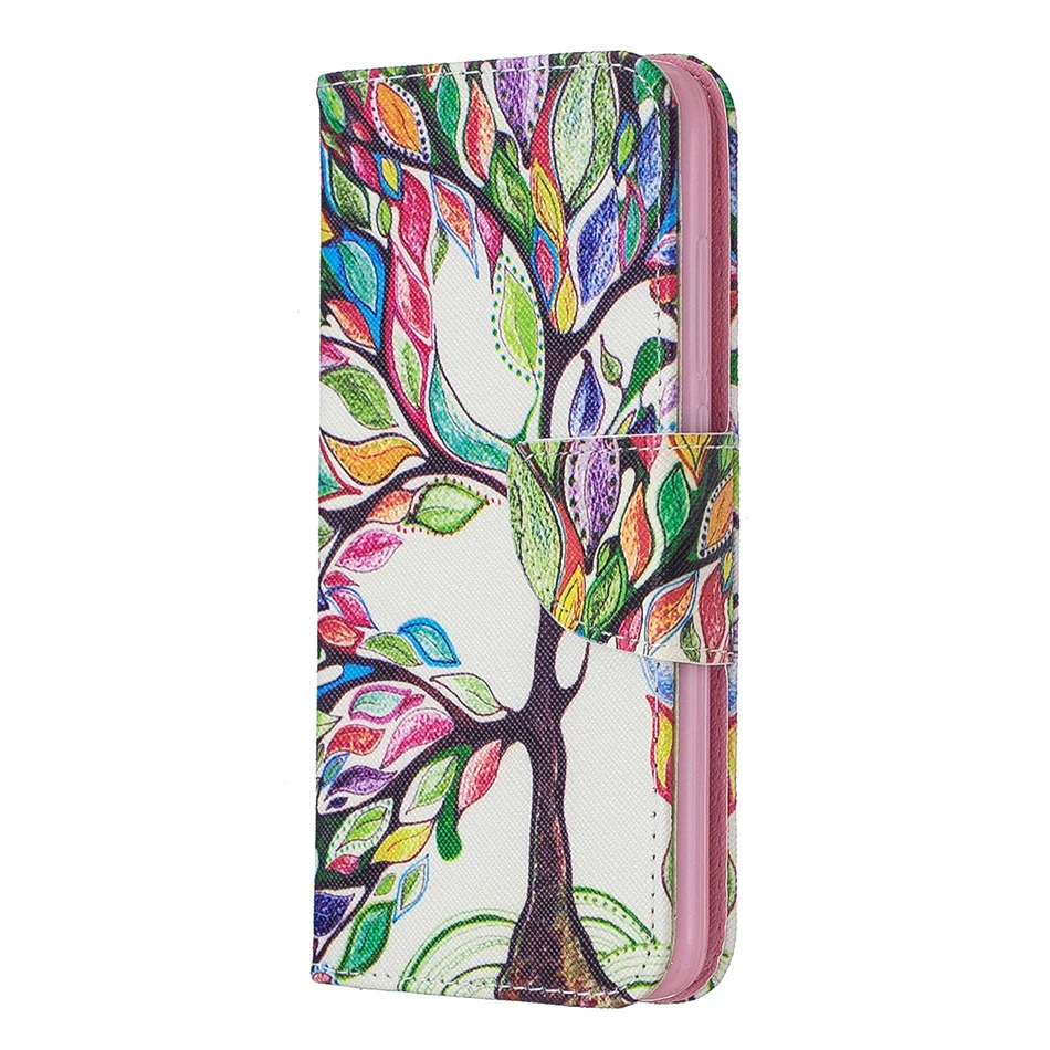 Colorful Tree Для Nokia 2,2 кожаный бумажник флип чехол для Nokia Lumia 3310 для детей возрастом 2, 3, 5, 6, 8 2,1 3,1 5,1 6,1 7,1 крышка сумки для Nokia 3,2 4,2 - Цвет: Colorful Tree