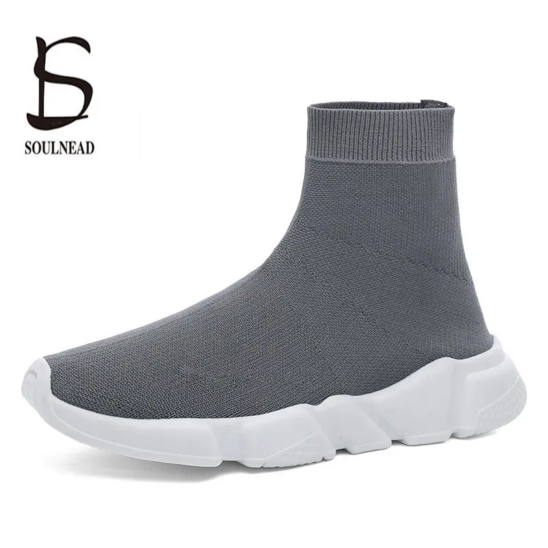 

Unisex Running Shoes Men Sneakers Boy's Girls Flying Woven Mesh Socks Jogging Shoe Women Flat Casual Sprots Shoes Plus Size 47