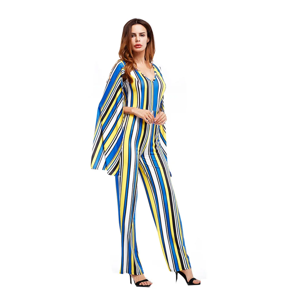 Лето 2017 г. новые модные модели Европейский Стиль комбинезоны с принтом из двух