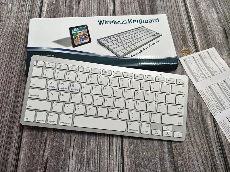 Профессиональная ультра-тонкая беспроводная клавиатура Bluetooth 3,0 Клавиатура Teclado для Apple для iPad серии iOS системы