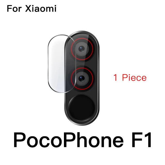 Pocophone F1 PZOZ для Xiao mi Pocophone F1 mi A2 9t Red mi Note 5 6 7 K20 Pro задняя камера объектив Защитная пленка Закаленное стекло Защитная пленка - Цвет: Pocophone F1