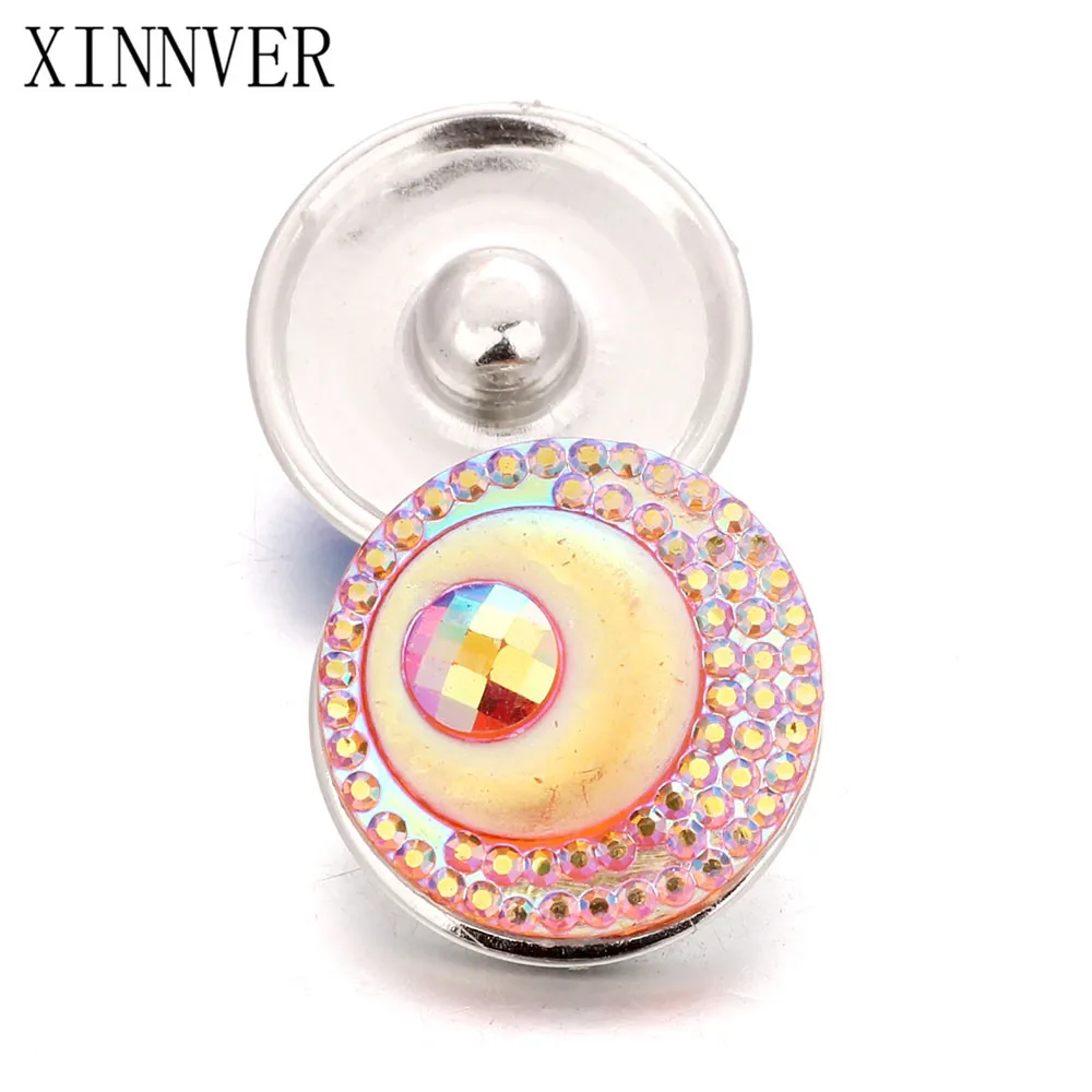 10 шт./лот горячая Распродажа смешанных цветов 18 мм застежка пуговица браслет и