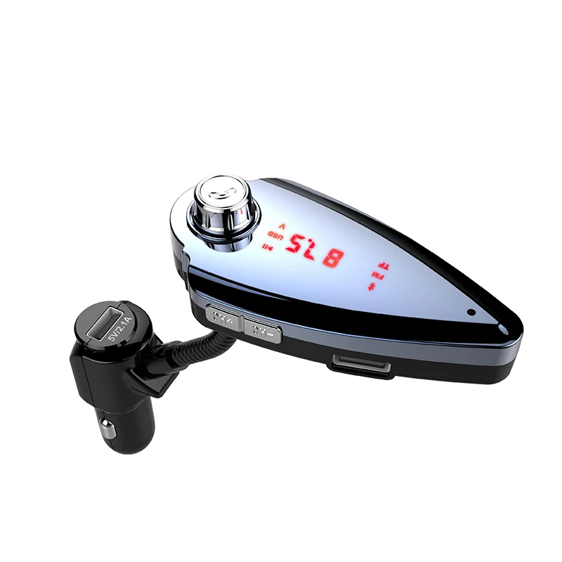 Автомобильный Bluetooth-прибор YT6S, FM-трансмиттер, громкая связь, с датчиком напряжения, автомобильное зарядное устройство с двумя USB-портами для IPhone, HTC, бесплатная доставка